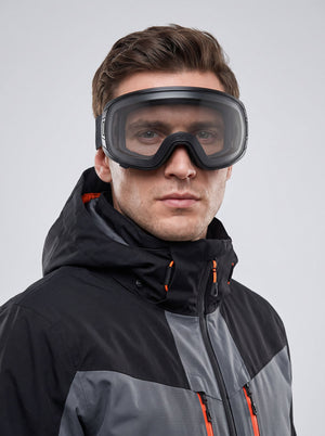 #Clear Magnetic Lens Anti‑Fog Ski Goggles