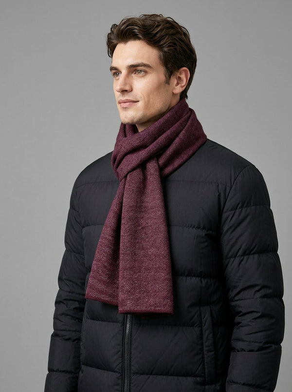 #Coffeered Men Mulberry Silk Scarf