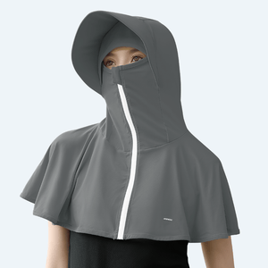 Dark Gray Full Coverage Sun Protection Hat  UPF 50+