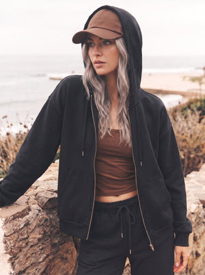 #DarkGrey Full Zip Hoodie