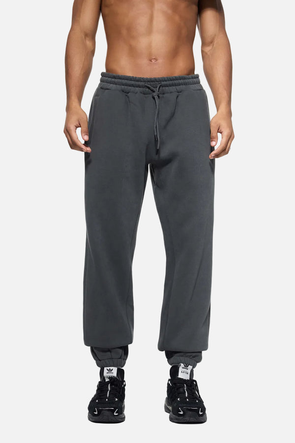 #Darkgrey Heavyweight Fleece Lined Joggers