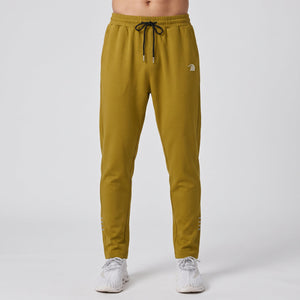 #yellow Drawstring Gym Jogger Pants