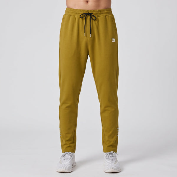 #yellow Drawstring Gym Jogger Pants