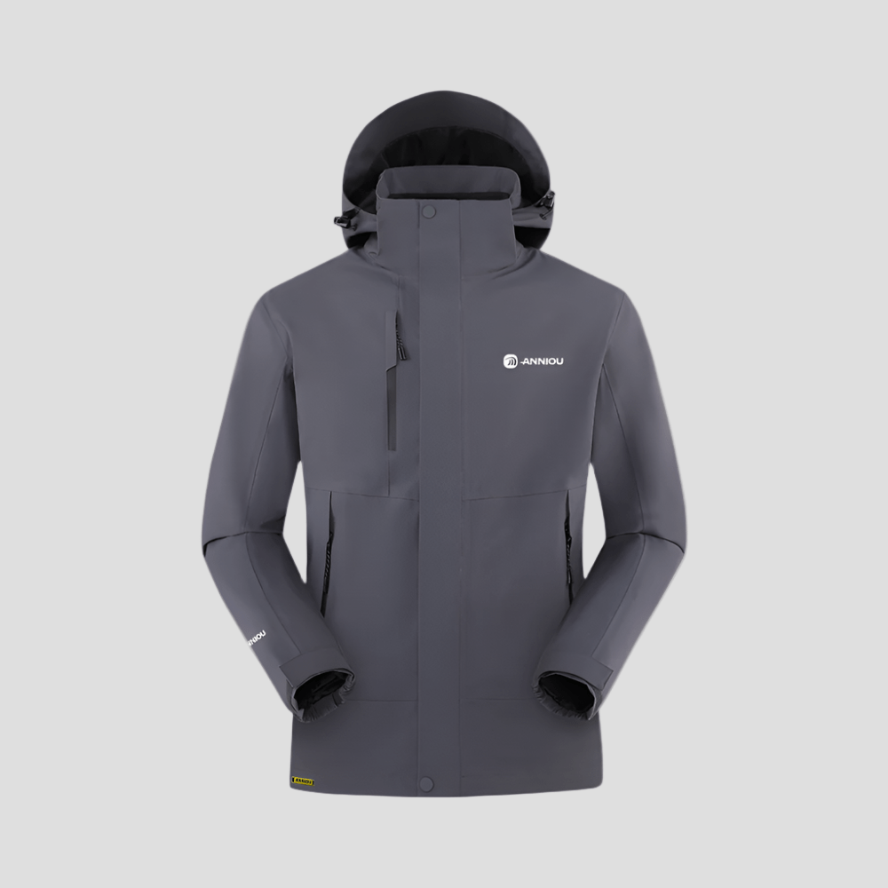 Dark Gray 3-in-1 Removable Shell Jacket 