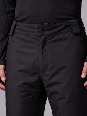 Dual-button closure ski pants