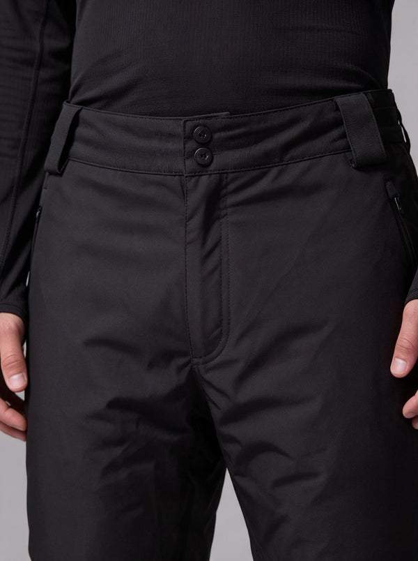 Dual-button closure ski pants