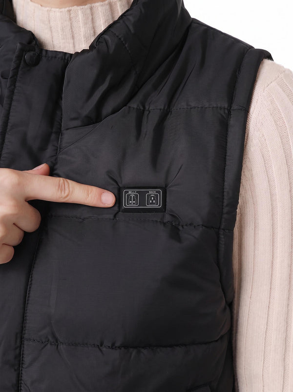 Dual-control switch heated vest