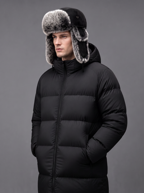 #Black Ear Protecting Cold Weather Hat