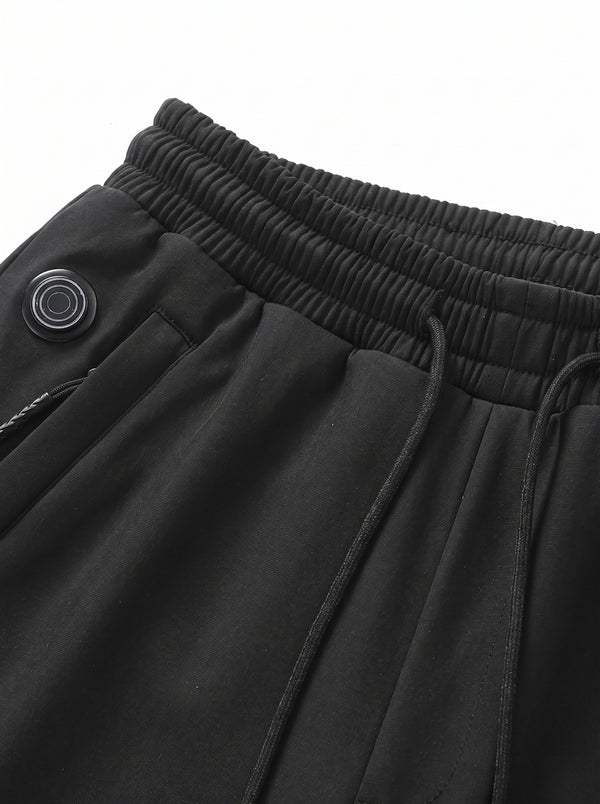 Elastic waistband with #Black Heated Sweatpants
