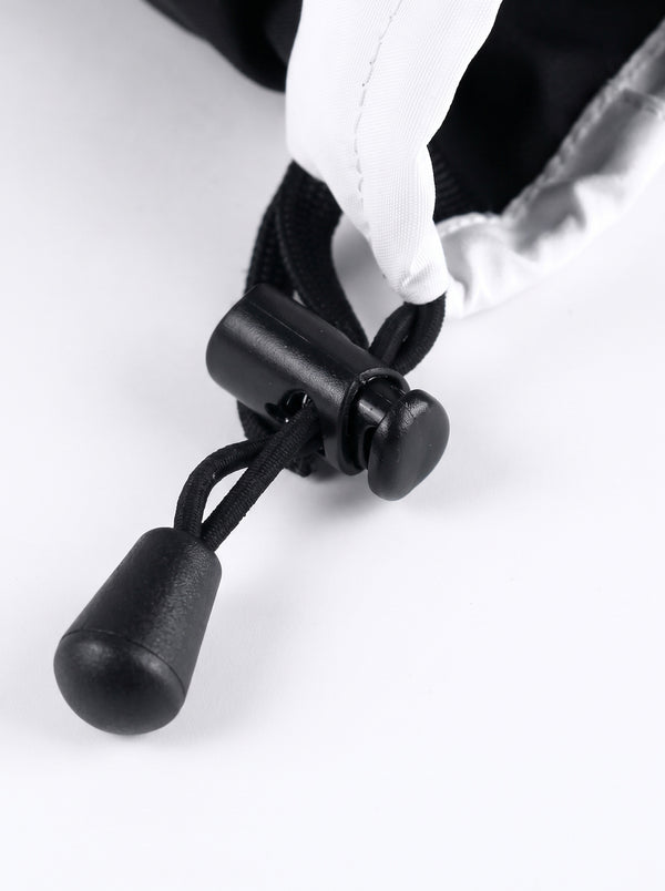 End Clip Design with #White Wrist Guard Snowboard Gloves