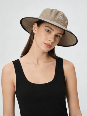 #Khaki Everyday Broad Brim Sun Hat UPF 50+