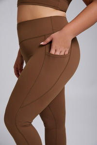 Plus Size Side Pocket Yoga Leggings