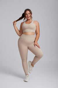 Plus Size Side Pocket Yoga Leggings