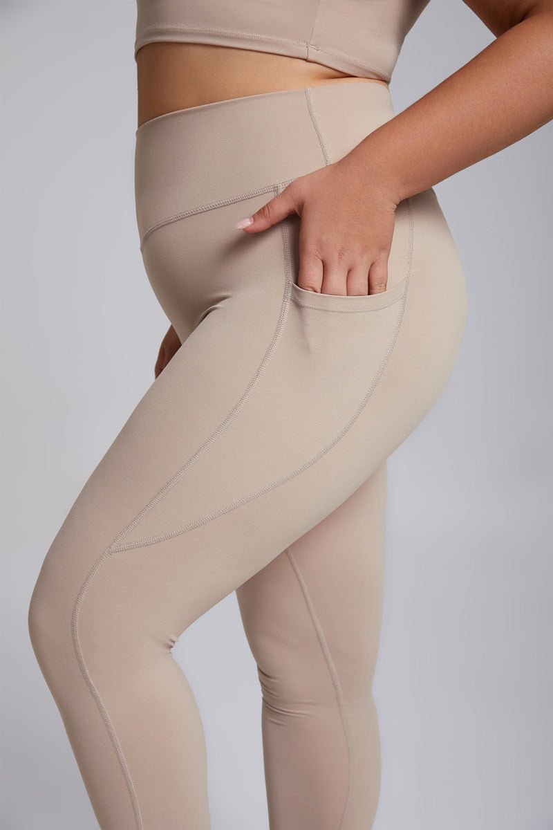 Plus Size Side Pocket Yoga Leggings