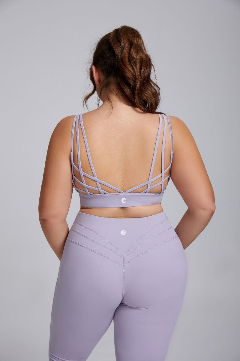 Plus Size High Support Shockproof Yoga Bra