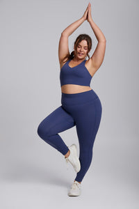 Plus Size Side Pocket Yoga Leggings