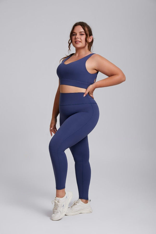 Reggiseno da yoga taglie forti con alto sostegno e antiurto