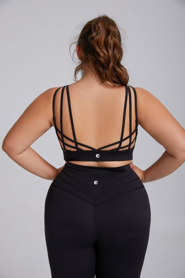 Reggiseno da yoga taglie forti con alto sostegno e antiurto