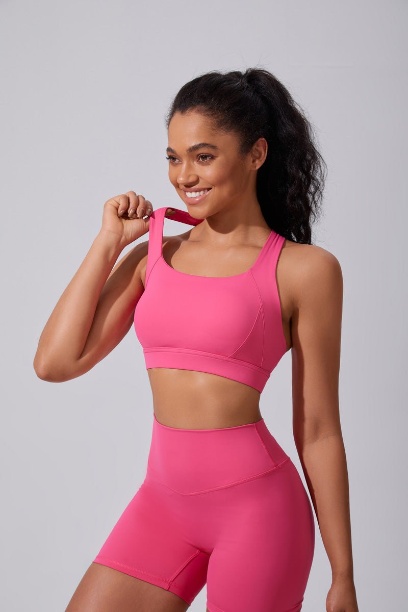 X-Back Wide Strap Sports Bra