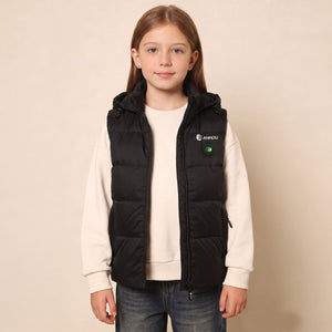 Girls Heated Hooded Puffer Vest