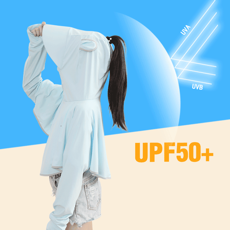 Girl's UPF 50+ Hooded Jacket 