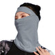 Gray Balaclava Face Mask UPF 50+