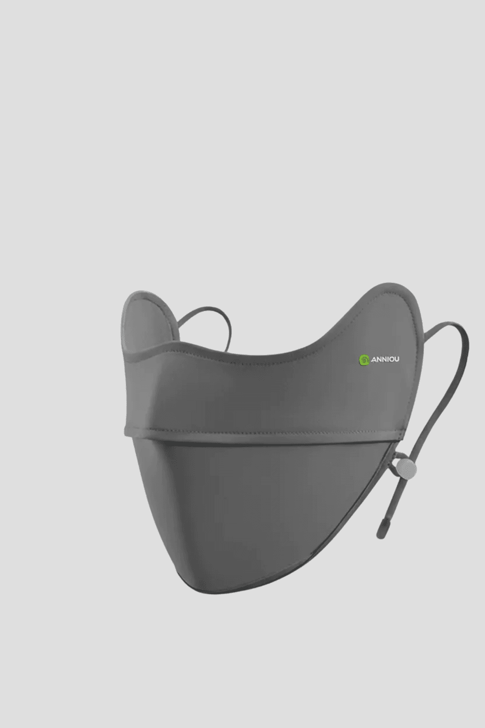 Gray Lightweight Face Mask UPF 100 by Anniou