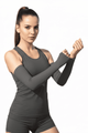 Gray Sun Protection Arm Sleeves