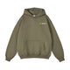 Green Oversized Pullover Urban Sports Hoodie by Anniou