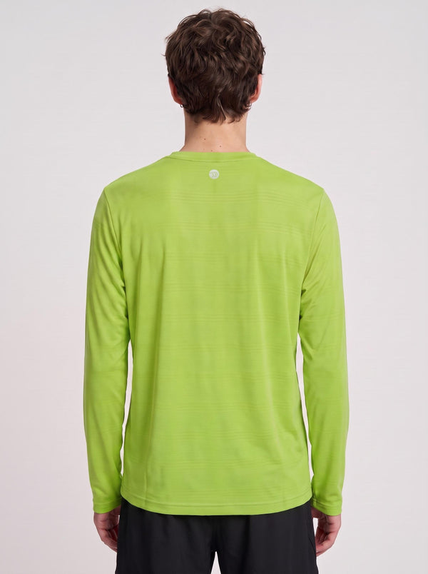 #Green Rear of  Men's Quick-drying Fitness T-Shirt