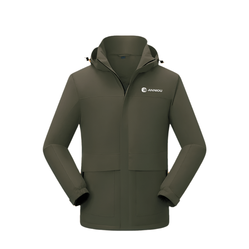 Green Silver Fox Fleece Jacket