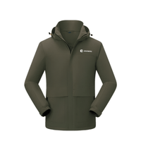 Green Silver Fox Fleece Jacket