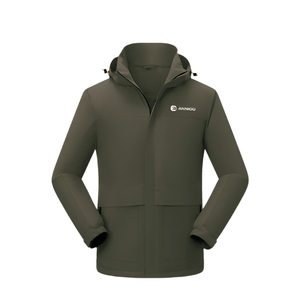 Green Silver Fox Fleece Jacket