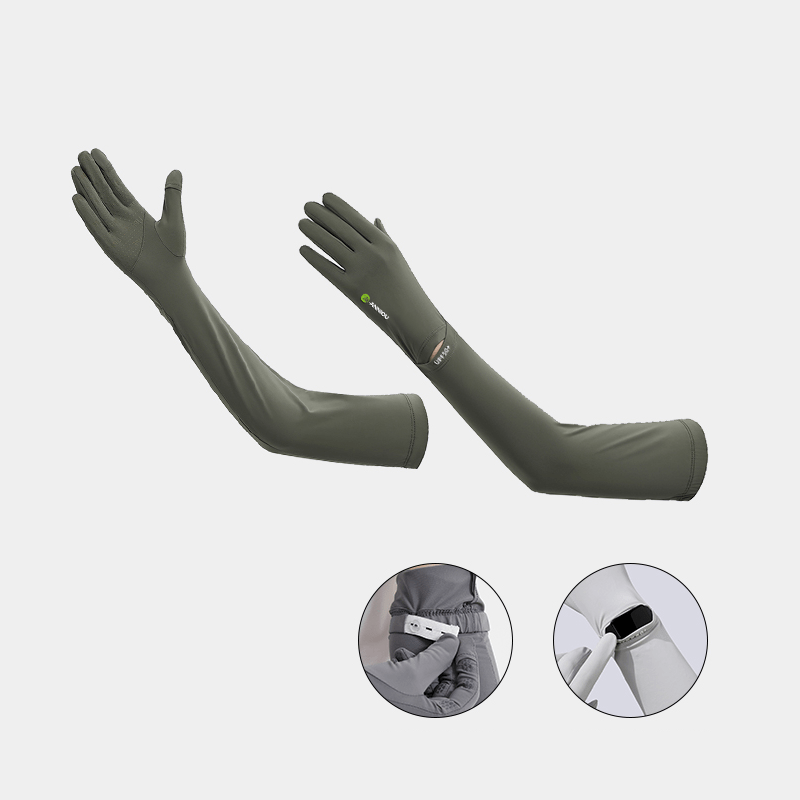 Green anniou Cooling UV Protection Arm Sleeves