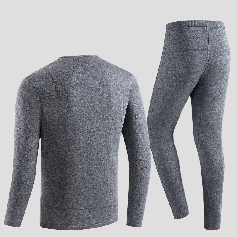 Grey  30 Area Heated Long Johns