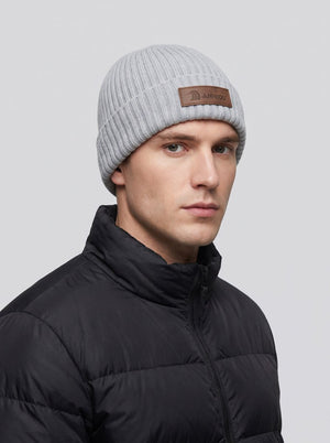 #Grey Man Windproof Knitted Beanie