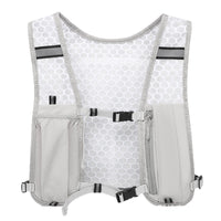 Grey Marathon Hydration Backpack Sports Vest