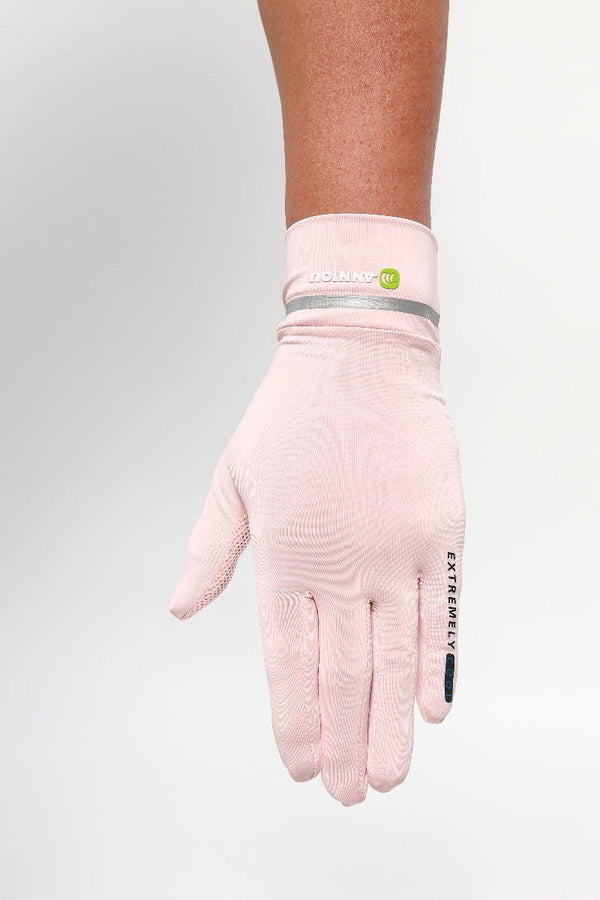 Guanti traspiranti da sole con protezione UPF 50+ per donna