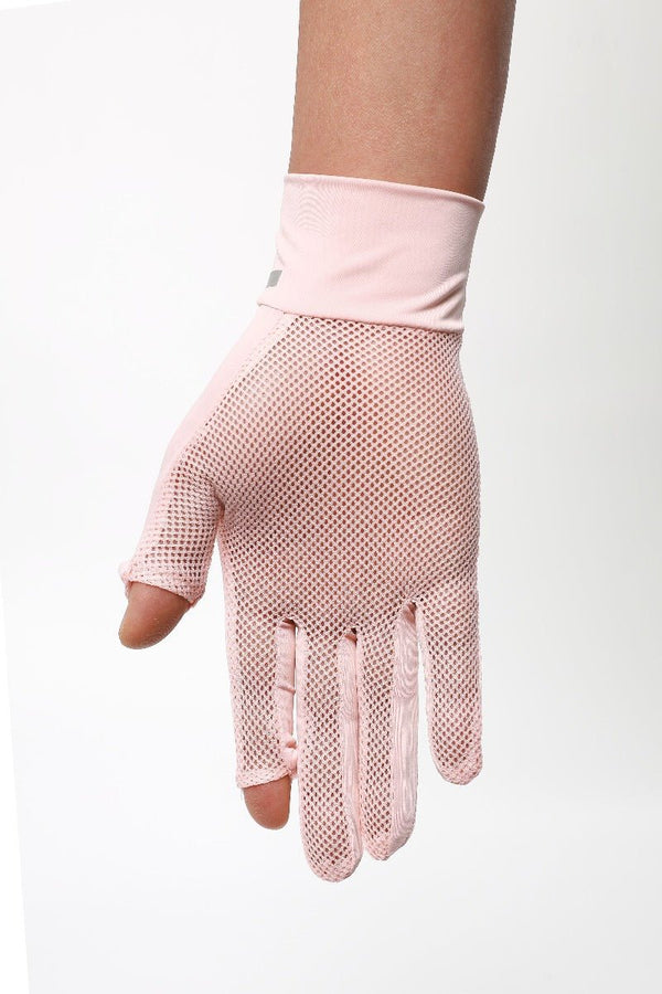 Guanti traspiranti da sole con protezione UPF 50+ per donna