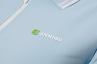 UPF 50+ Colorblock Polo Pickleball Skirt Set