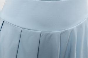 UPF 50+ Colorblock Polo Pickleball Skirt Set