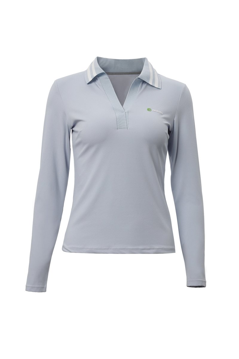 UPF 50+ Long-Sleeve Pickleball Polo