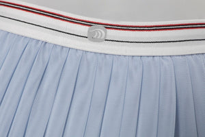 High Waist Mesh Pleated Pickleball Skirt