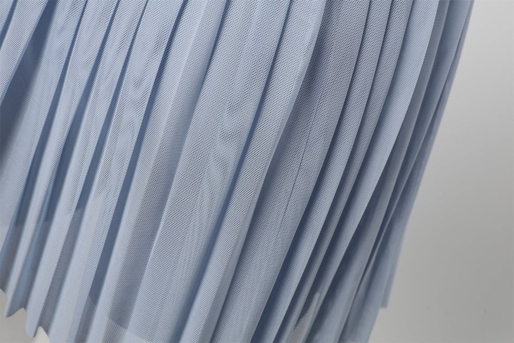 High Waist Mesh Pleated Pickleball Skirt