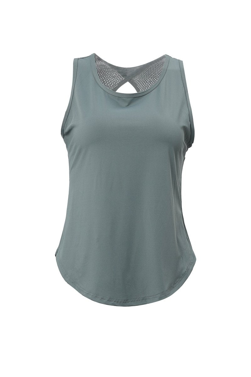 Sleeveless Athletic Yoga Top