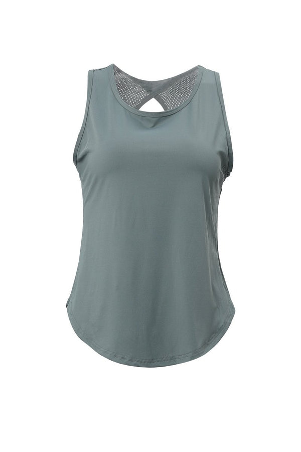 Sleeveless Athletic Yoga Top