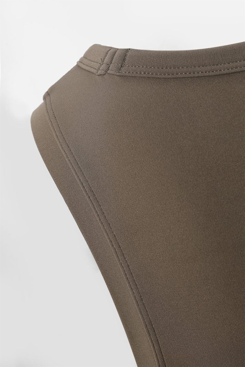 Side Ruched Sports Tank
