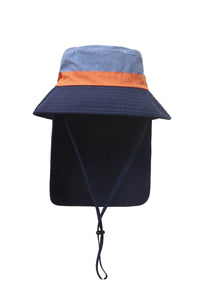 UPF 50+ Kids’ Neck Flap Bucket Hat