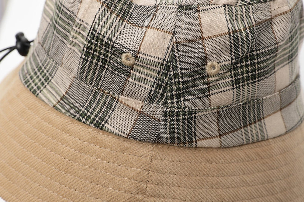 UPF 50+ Plaid Bucket Hat