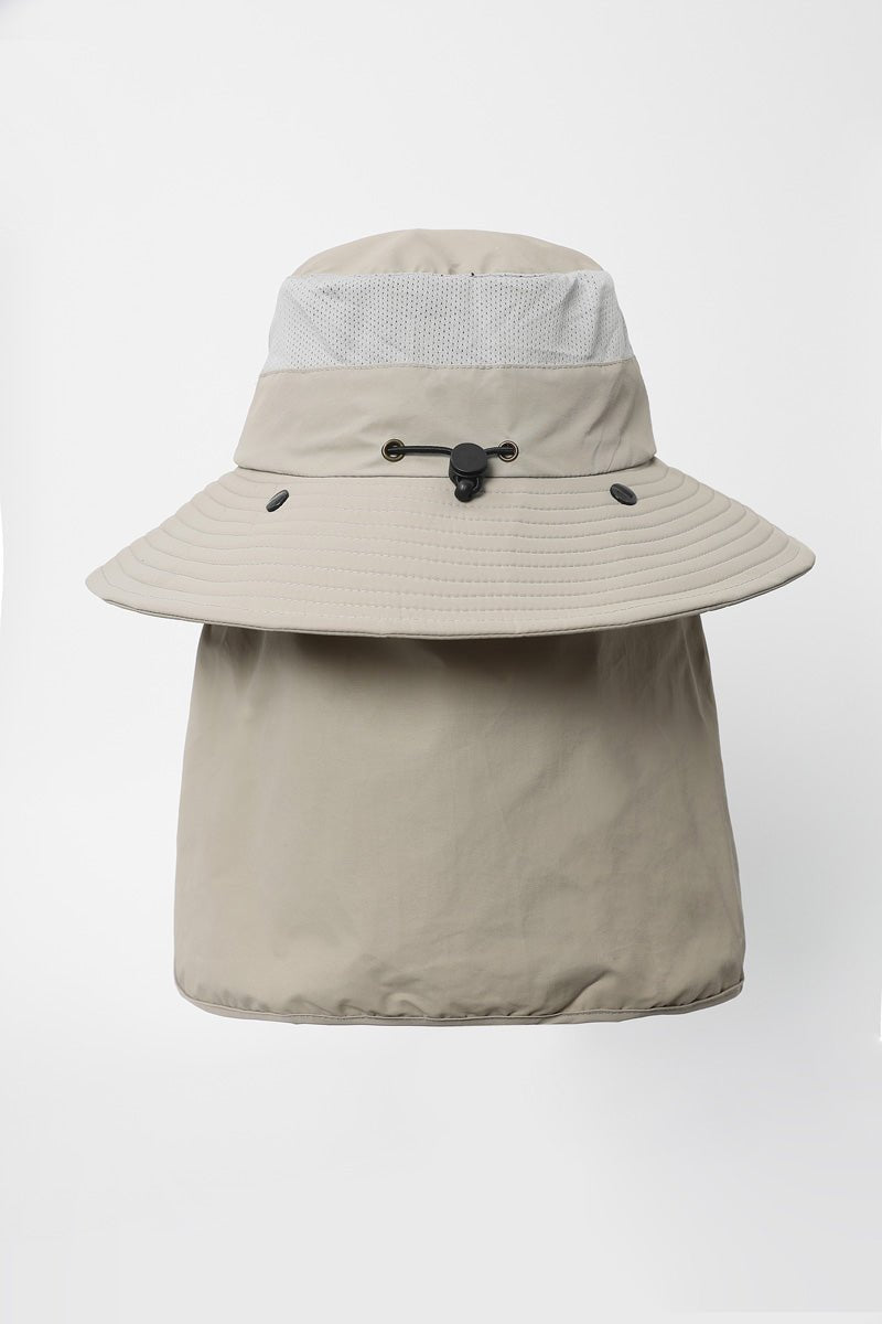 UPF 50+ Bucket Hat with Face & Neck Cover